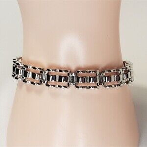 Monet Silver Link stylish Bracelet